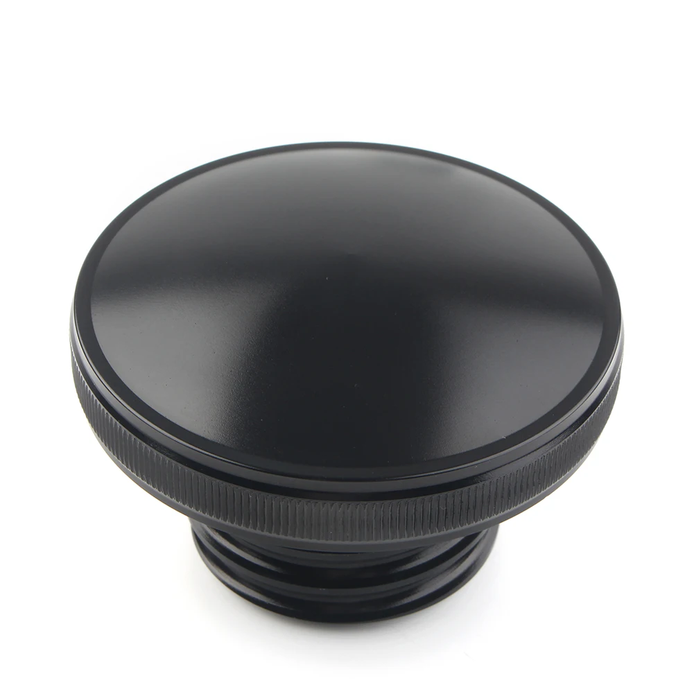 Motorcycle Fuel Gas Cap Tank Right-hand Thread Smooth For Harley Davidson Sportster Dyna Road King Softail XL 883 1200 1992-up