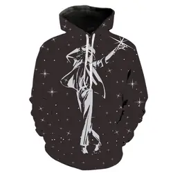 Children Hoodies New Fashion Casual Michael Jackson Men Women 3D Printed Streetwear Hooded Boy Girl Sweatshirts Hop-Hip Jacket