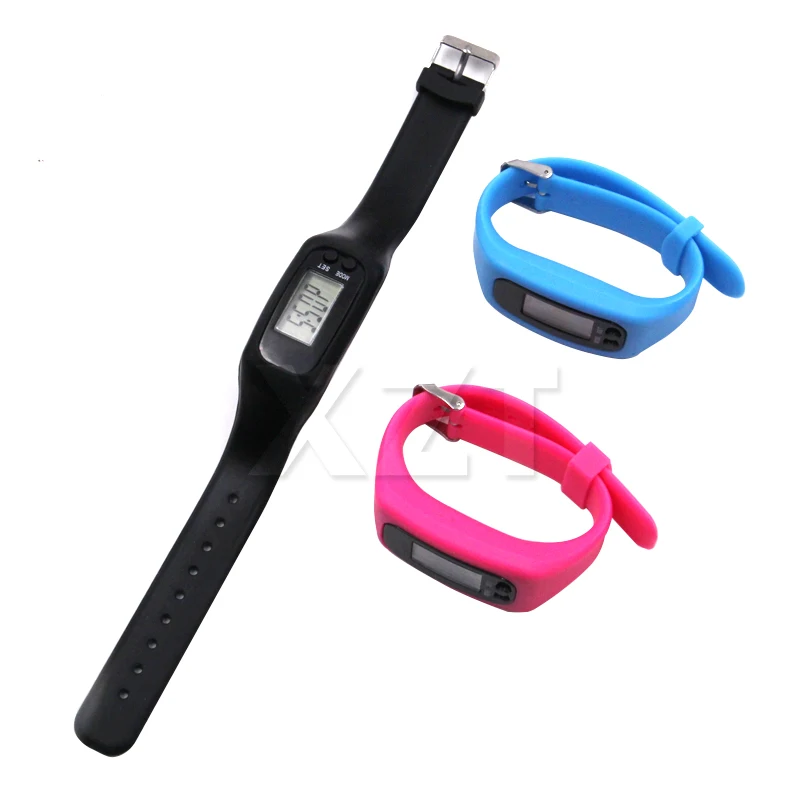 Digital LCD Pedometer Watch Smart Wristband Run Steps Walking Distance Calorie Counter Silicone Wrist time Bracelet Sport Watch