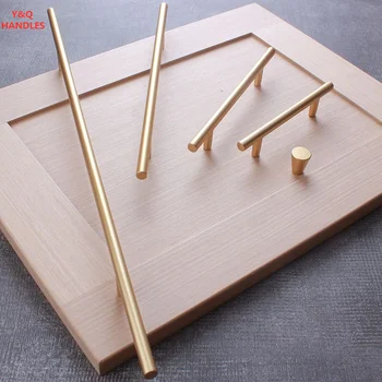 Handles Drawer Cabinet Furniture Kitchen Handles for Cabinet Knob Door Drawer Furniture Kitchen Pearl Golden Simplicity Hardware - Image 4