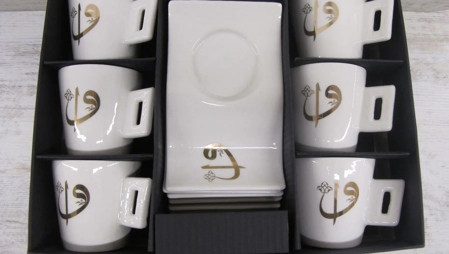 DOLBOVI Vav Aleph Pattern cup Pad 12 Piece mug кружка coffee cup cup