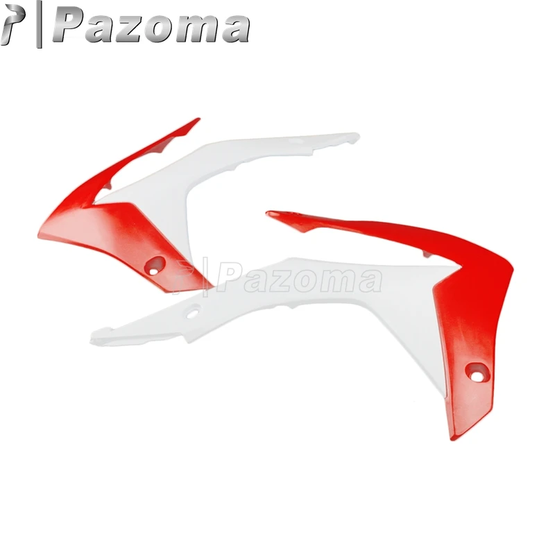 Motorcycle Front Side Fairing Cowl Fairing Cover Enduro Plastic Radiator Shrouds For Honda CRF250R 2014-2017 CRF450R 2013-2016