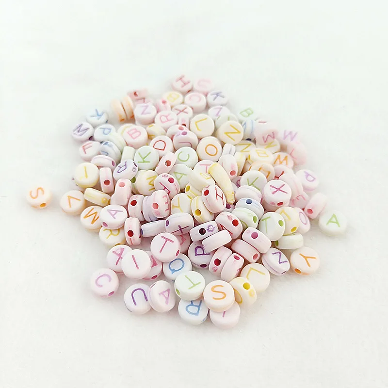 Puzzle Children Beaded Toy Accessories Kids DIY Handmade Arts Crafts Girl Gift Jewelry Necklace Bracelet Accessory Acrylic Beads