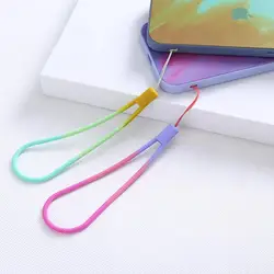 2021 Newest Universal Phone Lanyard Multifunctional Detachable Liquid Silicone Mobilephone Hand Dangled Strap for Mini USB Fan