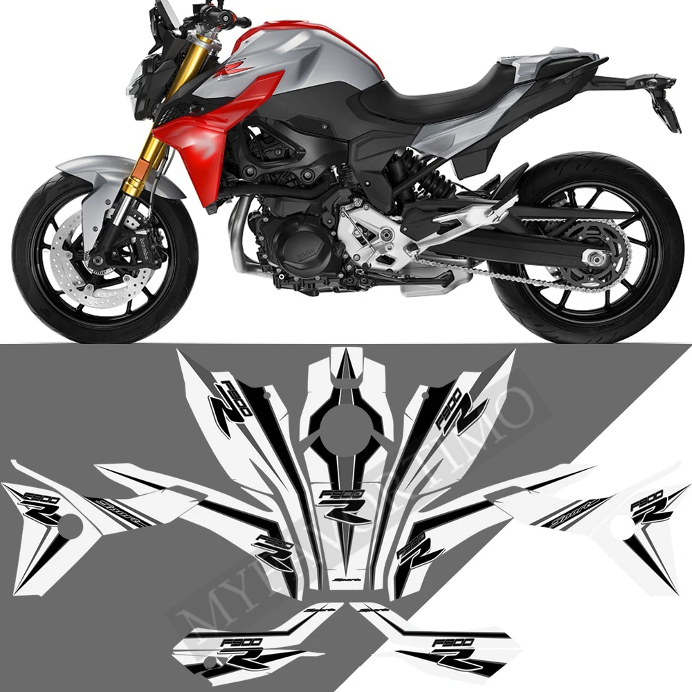 For BMW F900R F900 F 900 R Tank Pad Stickers Decal Kit Fuel Tankpad Protective Knee Fairing Fender Emblem Badge Logo