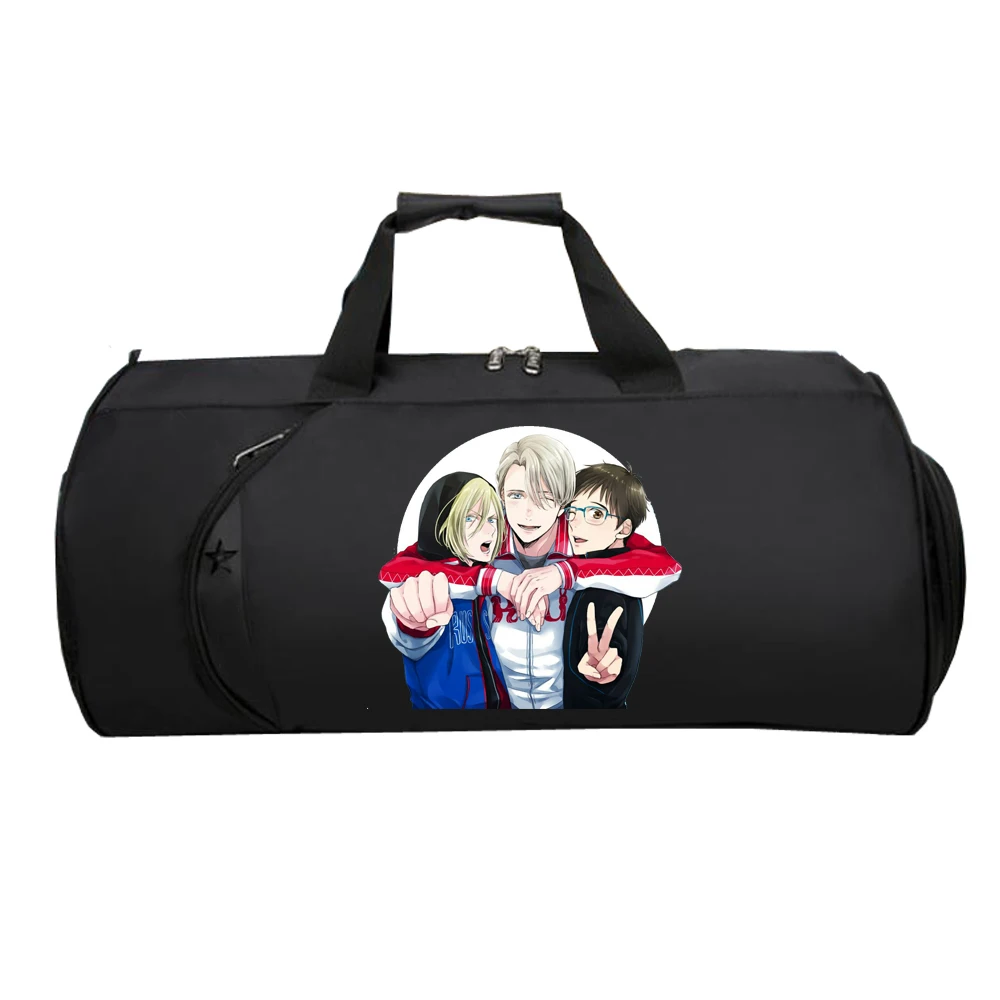 anime YURI!!! on ICE Travel luggage Bag Men Women luggage Package teenagers Multifunctional Large Capacity bag