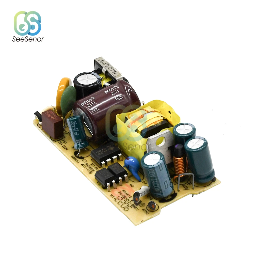 Módulo de fuente de alimentación conmutada, protección contra cortocircuitos, sobretensión, sobrecorriente, CA 100V-240V a cc 5V, 12V, 24V, AC-DC