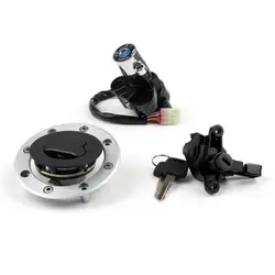Areyourshop for Suzuki GSF600 Bandit 1995-2004 GSF1200 Bandit 1997-2005 Ignition Switch Lock & Fuel Gas Cap Key Set Motorcycle