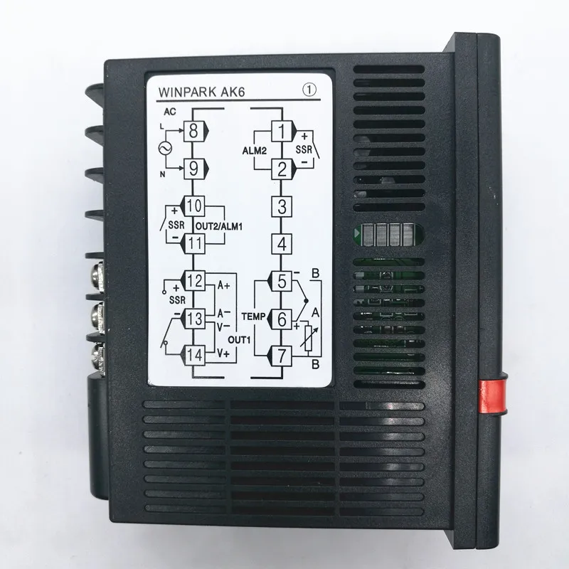 WINPARK intelligent temperature controller AK6-BKL110-C000R-X relay alarm X1 K type CHB402