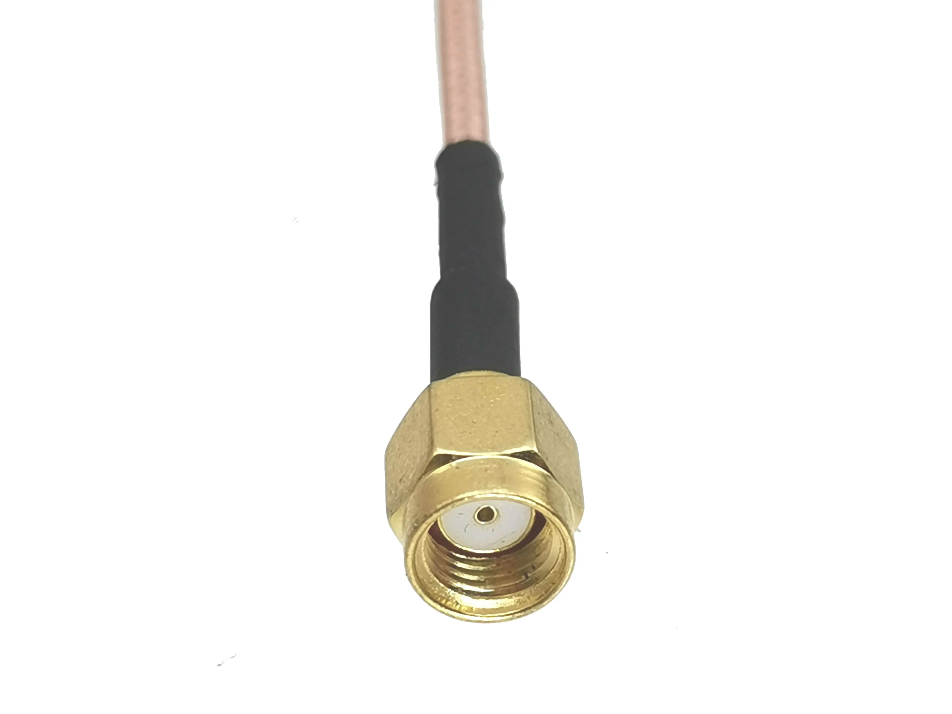 Tomada macho do cabo sma a RP-SMA macho jack em linha reta rg316 rf jumper trança 4 polegada 20 20 m