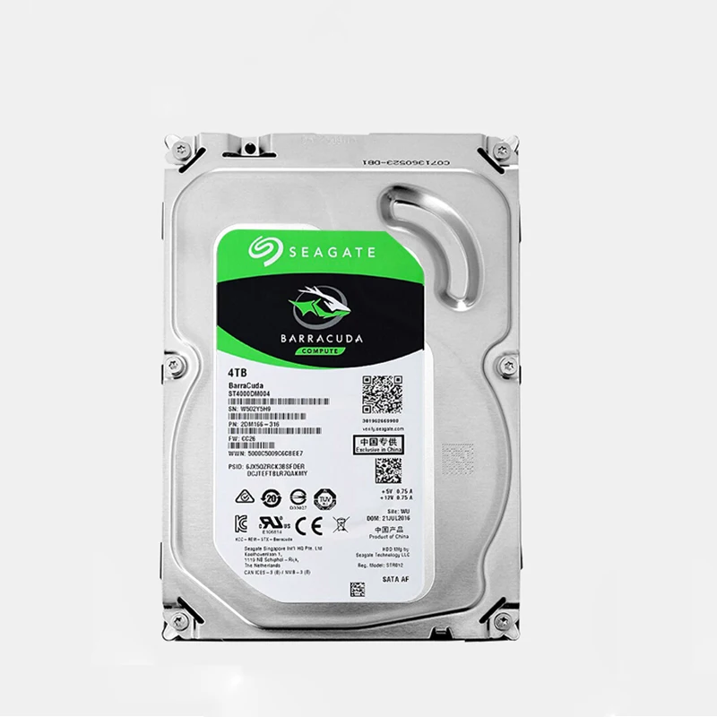 HDD BarraCuda 4TB 3.5 Inch Internal 256MB Cache Gaming HDD5400RPM SATA 3.0 6Gb/s Hard Drive Disk for Desktop PC