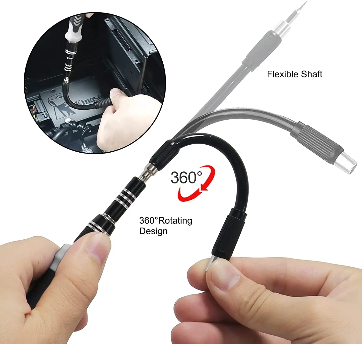 138 In 1 Precision Screwdriver Sets Diy Repair Kit, Screwdriver Tool Kit Suitable.with Mini Wrench And Stripped Screw Remover.