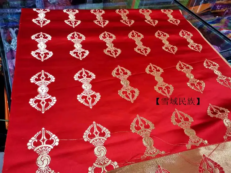 Tibetan  Fabrics Vajra Cloth Satin Brocade Cloth Fabric Thick /m