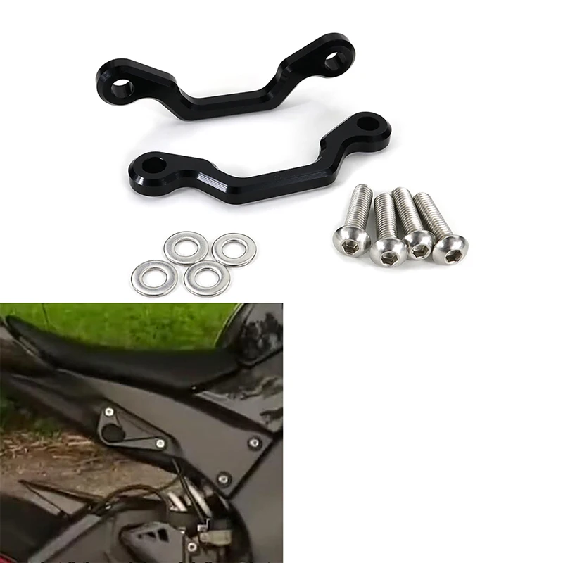 Rear Subframe Racing Hooks Tie Down Holder CNC Billet Aluminum Fit For SUZUKI GSX-R1000 GSX-R1000R 2017 2018 2019 2020 2021