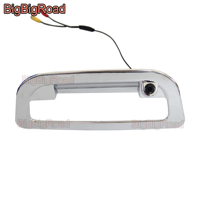 BigBigRoad Car Parking Trunk Handle Rear View Backup Camera For Ford Ranger 2011 2012 2013 2014 2015 2016 2017 2018