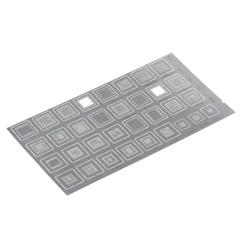 Imagem -04 - Universal Bga Estêncil para Mtk Msm Cpu pm Potência ic Reball Pino Bga Modelo Calor Direto Peças