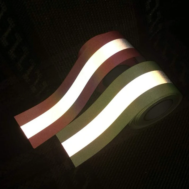 High Visibility Fluorescent Red Fluorescent Yellow Reflective Flame Fire Retardant Fabric Tape