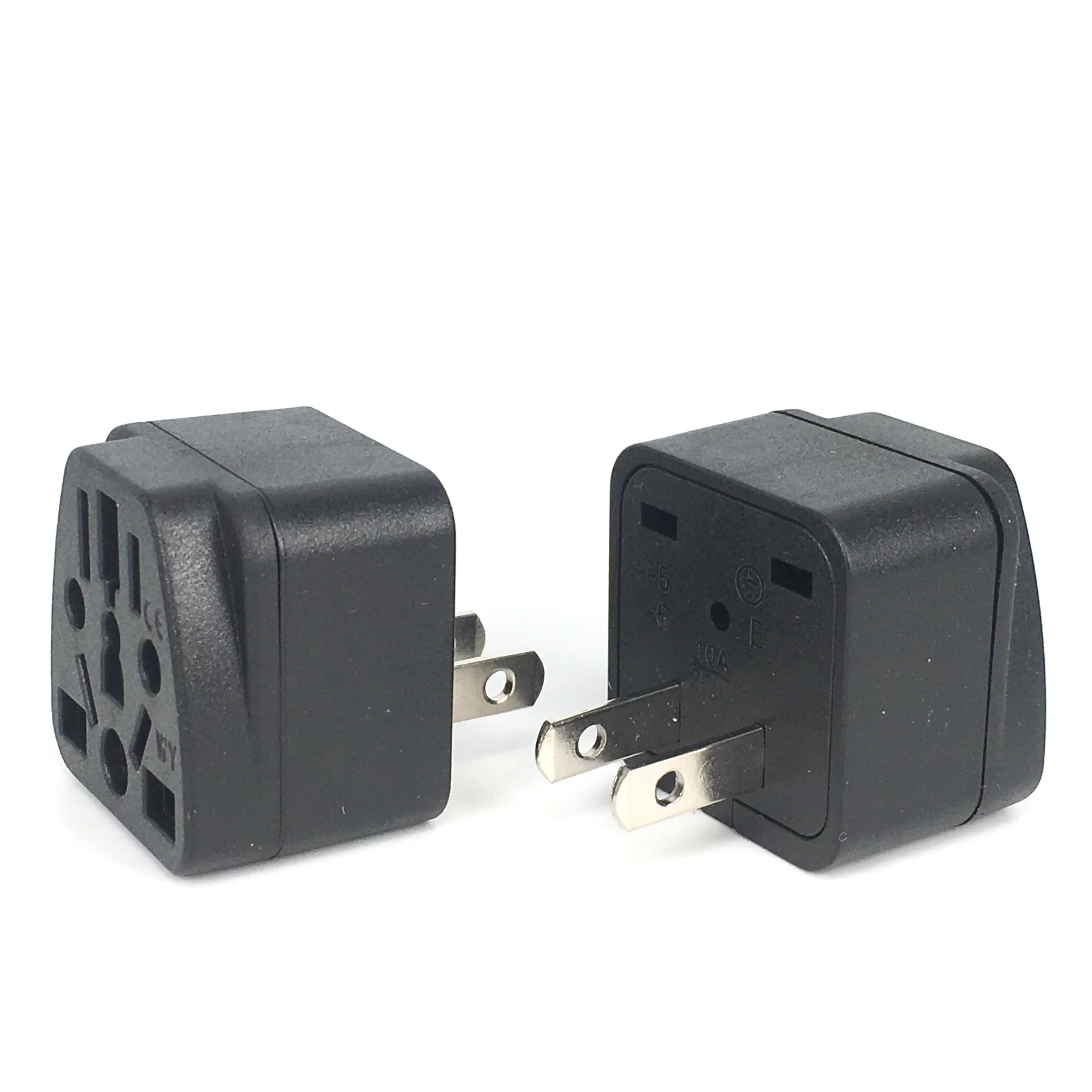 New Universal German Russia AU UK Kr EU to US AC Power Socket America Plug USA Travel Charger Japan Adapter Converter Type B 10A