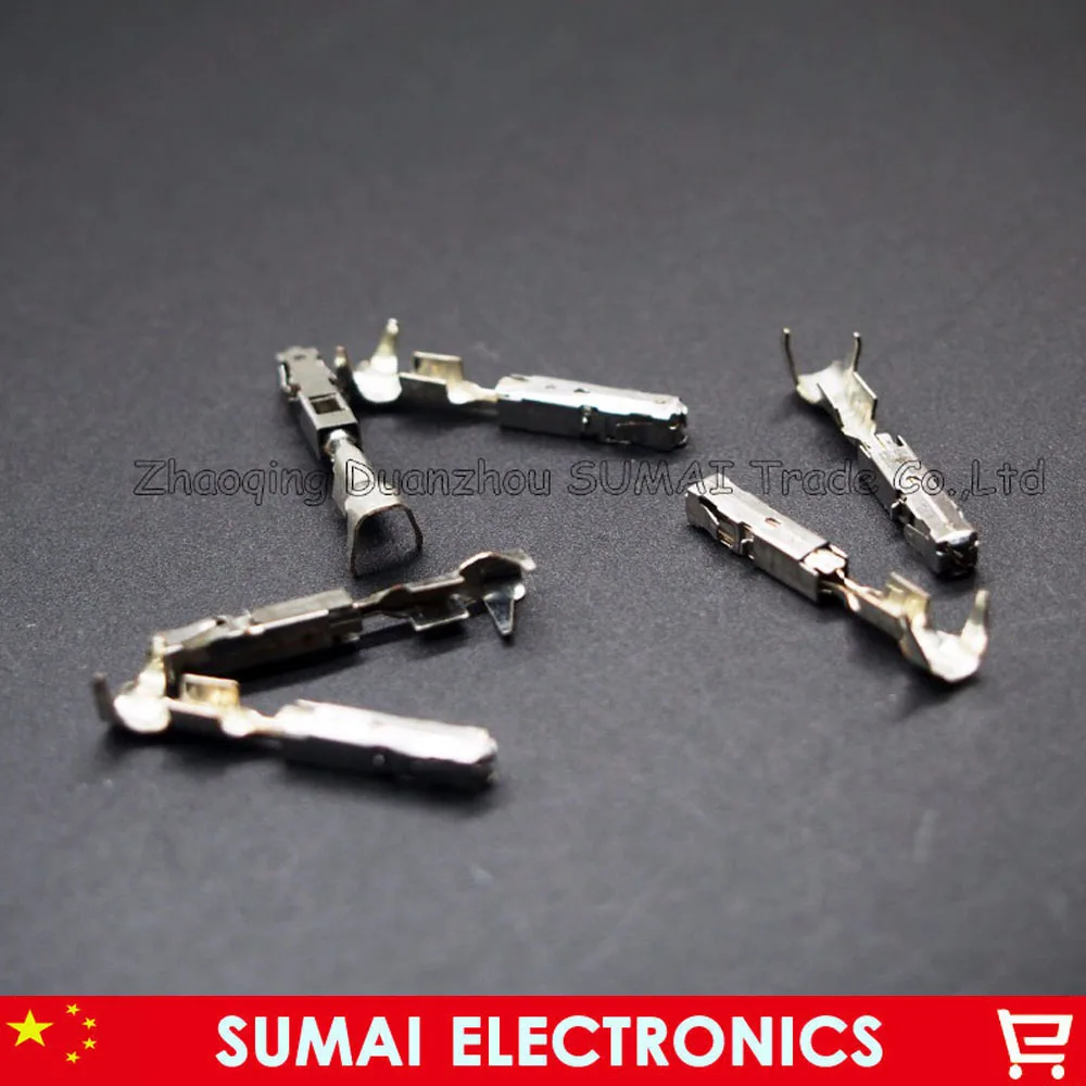 1241380 car terminal Connectors for AMP,J519 Brass Female terminal,car terminal for VW Magotan Sagitar TOURAN etc.