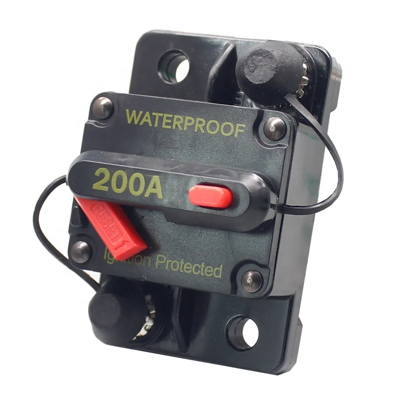 

Auto Car marine 200A DC 48V Surface Mount Battery Overload Protector Circuit Breaker