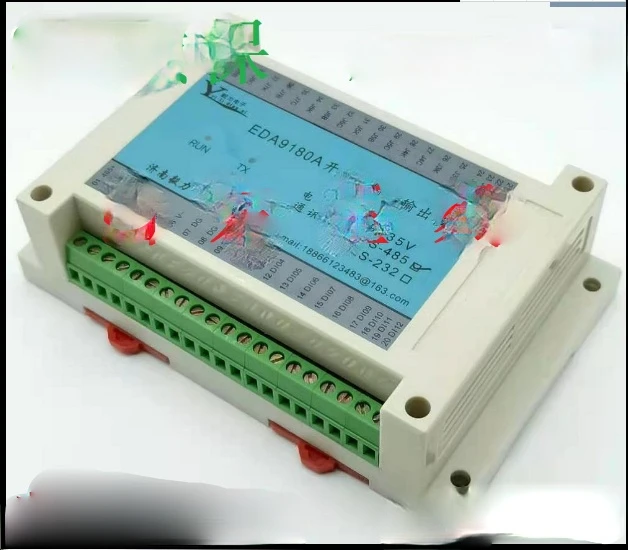 8 relè uscita + 12 modulo di ingresso interruttore RS485 EDA9180A MODBUS-RTU