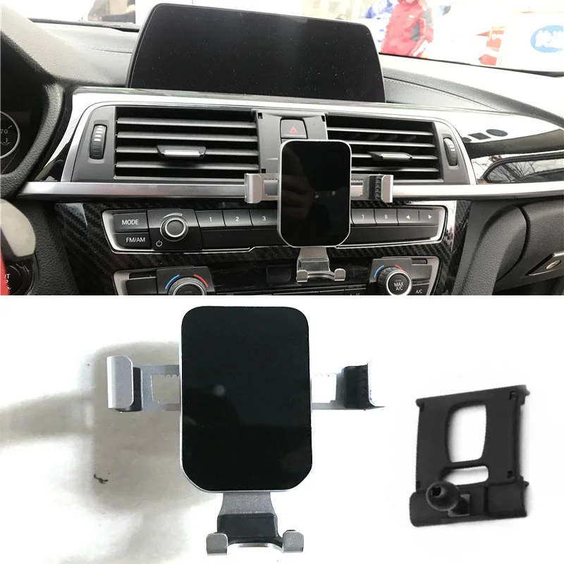 1Set ABS Plastic Material Gravity Linkage Special Car Moblie Phone Holder Mount for 2013-2019 BMW 318 320i 328 330i F30 F31