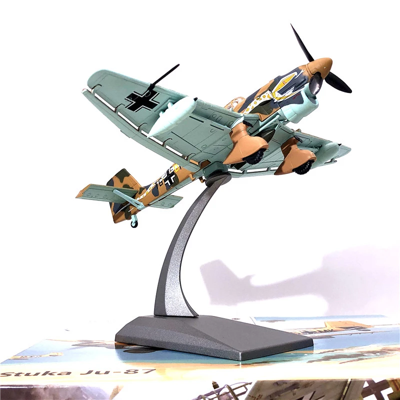 JASON TUTU 1/72 Scale Plane Model German Fighter Army Stuka JU-87 ​Aircraft Model Drop shipping