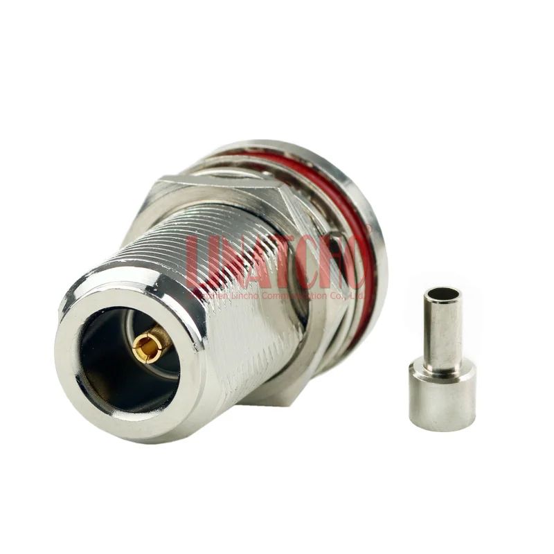 10PCS Good Quality RG316 RG174 LMR100 Coaxial Cable Brass Waterproof Bulkhead Solder Crimp N Female Adapter