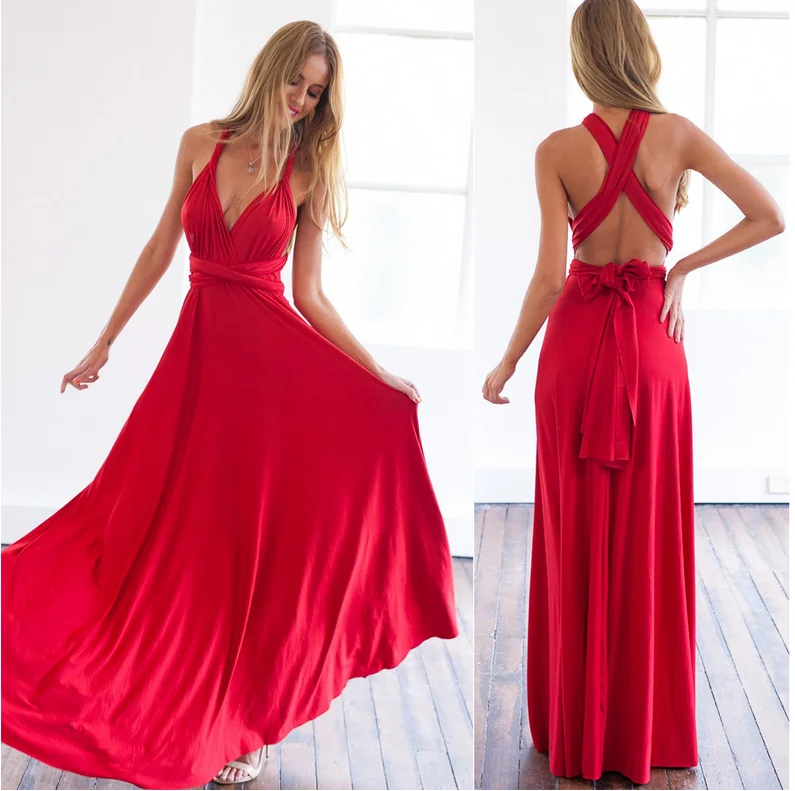 

2025 Women's Stain Backless Lace Up Holiday Beach Party Dresses Long Maxi Vestido Plus Size 9XL 8XL 7XL 6XL XXXXXL