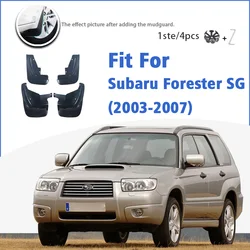 Mudguard For Subaru Forester SG 2003 2004 2005 2006 2007 Front Rear 4pcs Mudflaps Mudguards Car Accessories Splash Guard Fender