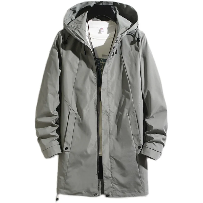 2024 new arrival spring coat men high quality trench coat men,autumn men\'s casual jackets and overcoat ,plus-size M-4XL