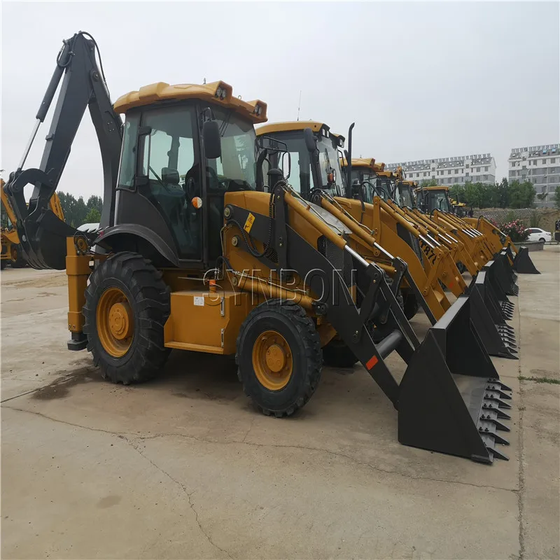 SYNBON SY747  Excavator Bucket Excavation Loading Cummins EngineBackhoe Loader