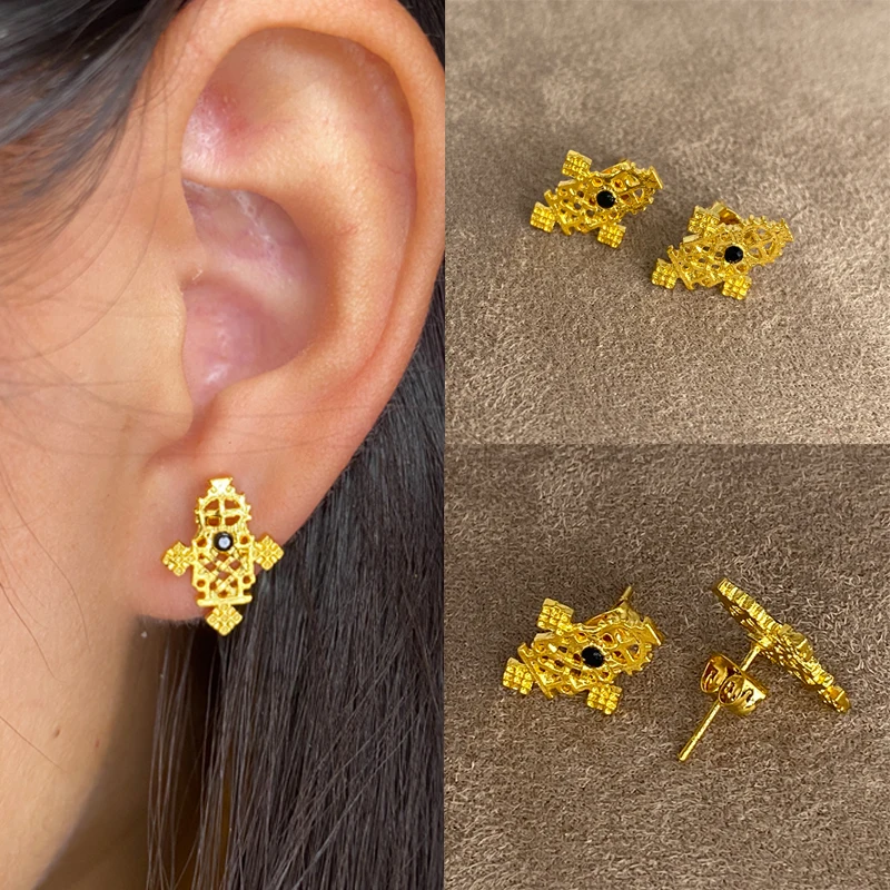 

Africa Earrings for Women Gold color Round Earrings Indonesia,Nigeria,Congo,arab,Middle east Ethiopian Fashion Jewelry Girl GIFT
