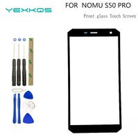 100% New original NOMU S50 PRO Front glass Touch Screen Digitizer Assembly for NOMU S50 PRO Front glass Replacement