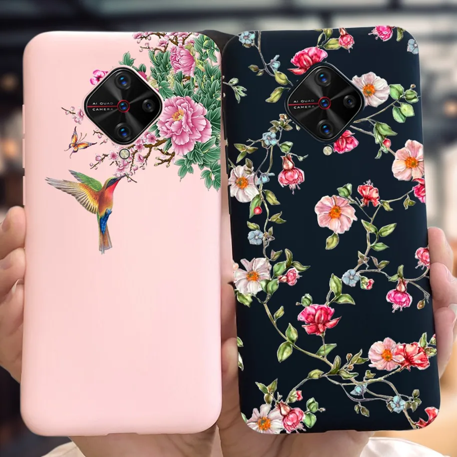 Cute Dinosaur Unicorn Case For Vivo V17 Cover Matte Fundas For Vivo S1 Pro 1920 Y9S X50 Lite Bumper Soft Coque For VivoV17 Cases