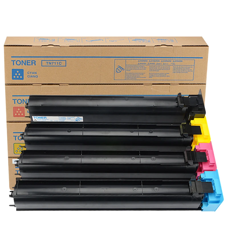 

4Pcs TN711 Toner Cartridge C654 C754 Compatible for Konica Minolta Bizhub C654 C654e C754 C754e 654 654e 754 754e Printer Part