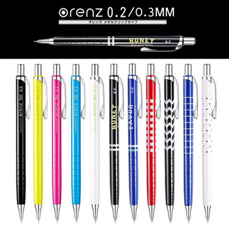 

1Pcs Pentel 0.2/0.3MM Mechanical Pencil Orenz Drawing Sketch Non-breaking Lead Automatic Pencil Retractable Metal Tip XPP502