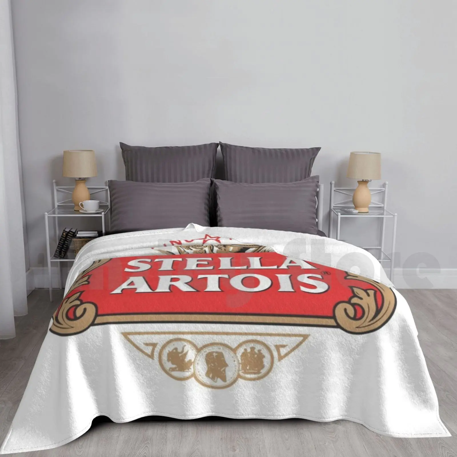 Stella Liquid Merch Manta Moda Bebida personalizada Liquor borracho Maestro borracho Cerveza Vodka Mansión