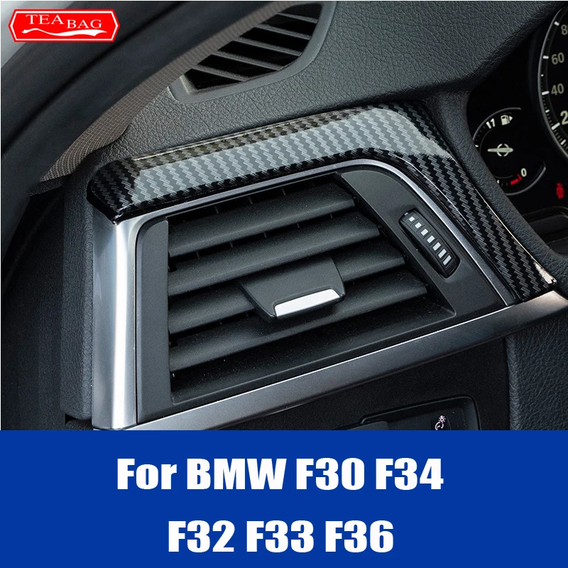 Carbon Fiber Pattern Interior ABS Trim Center Control Panel Trim for BMW F30 F34 F32 F33 F36 Accessories 2013-2018 Car Styling