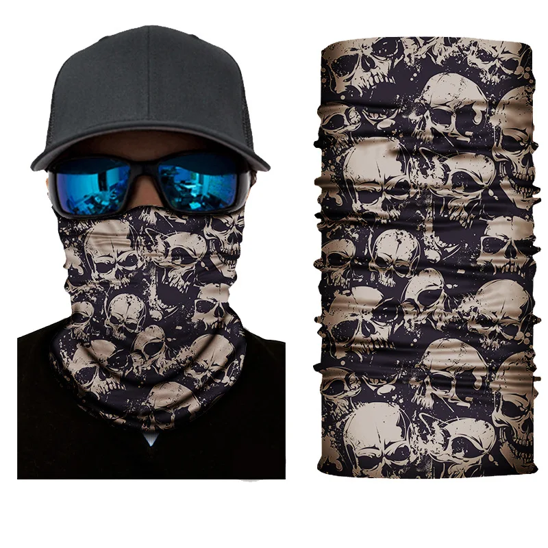 Outdoor Neck Warmer Gaiter Face Shield Seamless Bandana Cycling Hiking Tube Scarf Men Women Balaclava Headband Mask mascarilla