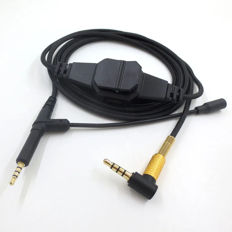 200Cm For JBL E30 E55BT Gaming Headset Audio Headset Cable Boom Microphone V-MODA Computer 3.5 to 2.5mm PS4 Xbox One PC