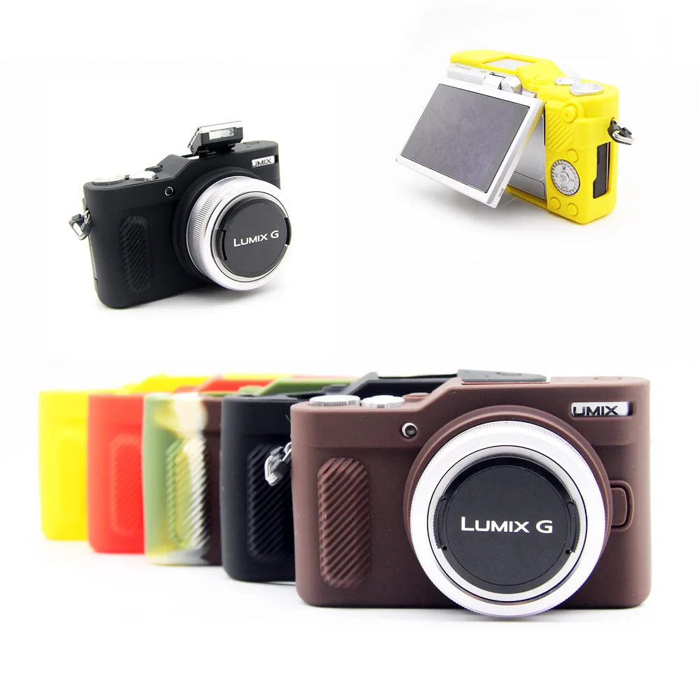 Soft Silicone Rubber Camera Case Bag Protective Body Cover Case for Panasonic GF10 for Lumix GF-10