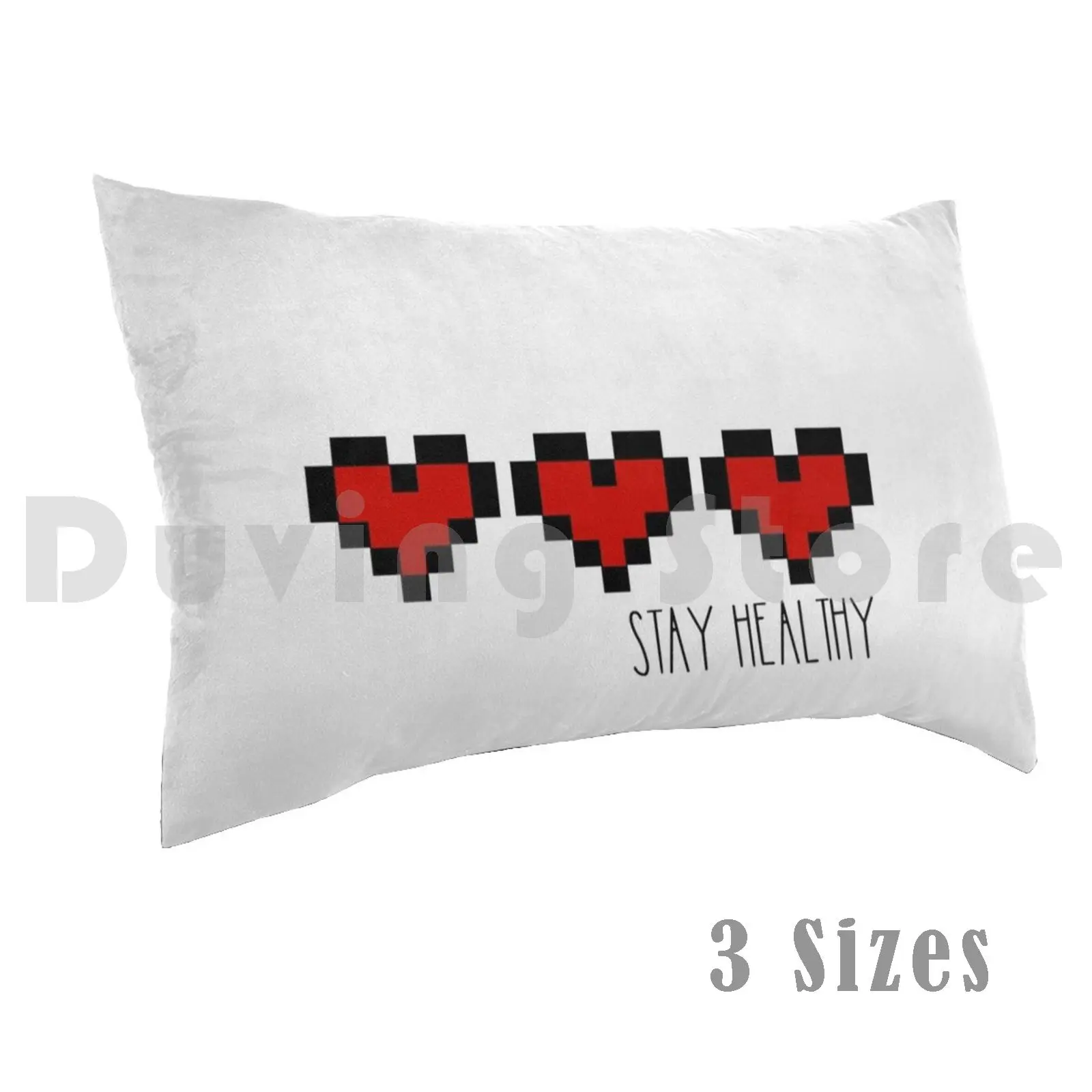 Pillow Case Stay Healthy-Hearts 2808 Vibe Vibey Link Oot