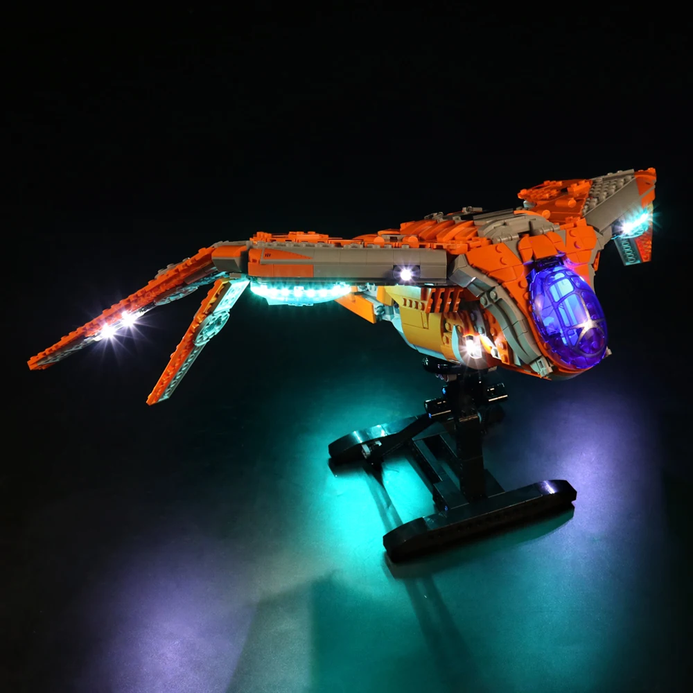 Vonado LED Lighting Set for 76193 The Guardians Ship Collectible Model Toy Light Kit, Not Included the Building Block