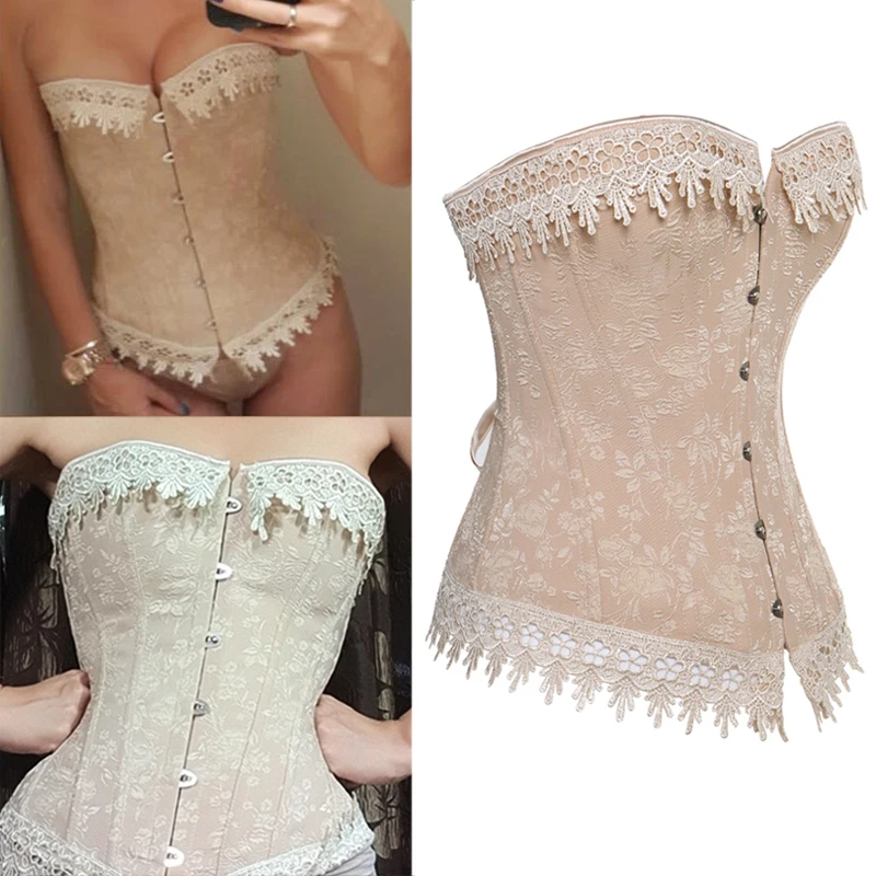 Women Sexy Corsets Gothic Bustier Vintage Plus Size 6XL Halloween Corselet Retro Tops Burlesque Woman Tummy Slimming Sheath