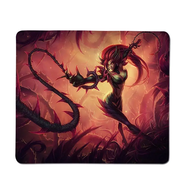 FHNBLJ League of Legends Zyra Gamer Speed Mice Retail Small Rubber Mousepad Smooth Writing Pad Desktops Mate gaming mouse pad