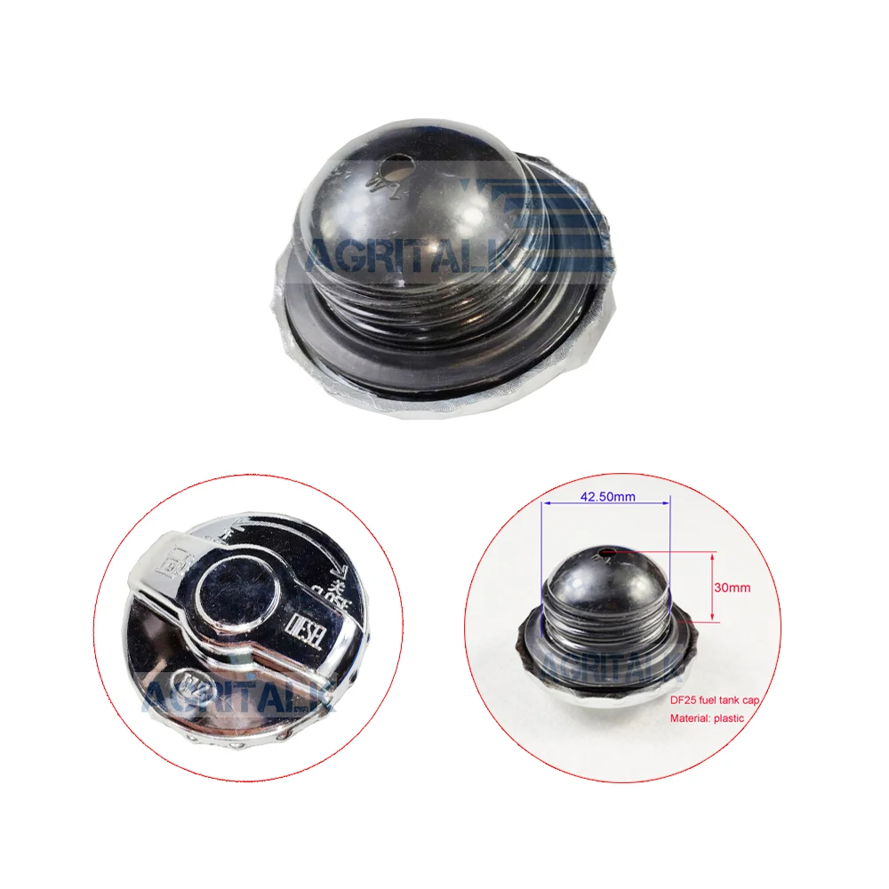 Fuel tank cap with thread,material is plastic for Dongfeng series tractor