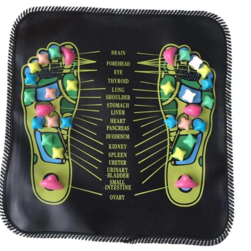 Shiatsu Plate Foot Massage Cushion Foot Reflexology Pad Acupoint Foot Pad Pebble Acupoint Toe Pressing Board  Massage Machine