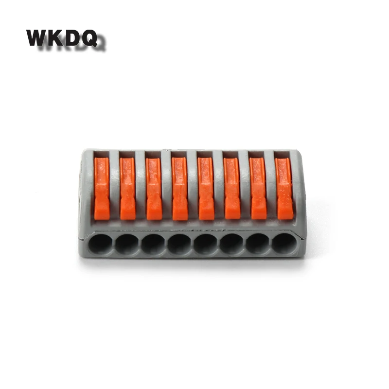 10Pcs 222-418 Quick Wiring Compact Splicing Connector Terminal Block Fast Connectors