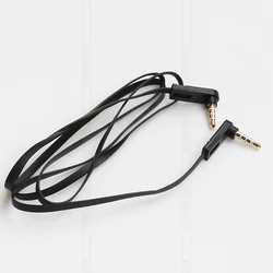 3.5mm złącze Mini Jack proste-prawostronne 90 stopni Stereo Audio kabel przewodzący Adapter 1m płaska linia